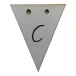 Bunting Letter Tag C 5x6cm