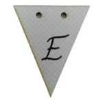 Bunting Letter Tag E | 5x6cm