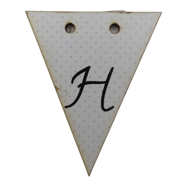 Bunting Letter Tag H 5x6cm