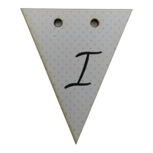 Bunting Letter Tag I 5x6cm