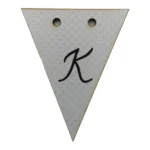 Bunting Letter Tag K 5x6cm