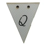 Bunting Letter Tag Q 5x6cm