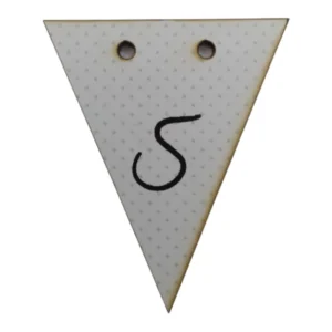 Bunting Letter Tag S | 5x6cm