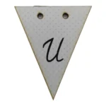 Bunting Letter Tag U 5x6cm