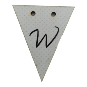 Bunting Letter Tag W 5x6cm