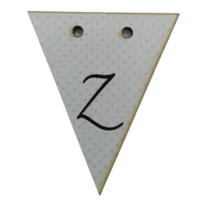 Bunting Letter Tag Z 5x6cm
