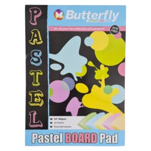 Butterfly-Pastel-Board-Pad-A4-20-Sheets_AtHabitatPotch
