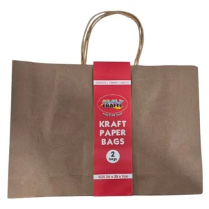 Crazy-Crafts-Brown-Kraft-Paper-Bags-35cm-2-Pc_AtHabitatPotch