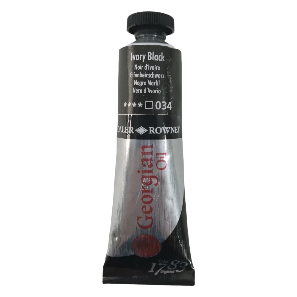 Georgian Oil Paint 38ml | Ivory Black