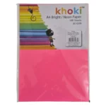 Khoki-Bright-Neon-Paper-A4-100-Sheets_AtHabitatPotch