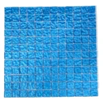 Metallic Texture Baby Blue Mosaic Tiles Sheet Size 30x30cm