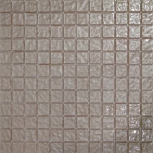 Metallic Texture Mosaic Ivory Tiles Sheet Size 30x30cm