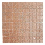 Metallic Texture Mosaic Tangerine Sheet Size 30cm x 30cm
