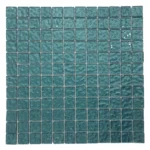 Metallic Texture Mosaic Teal Green Sheet Size 30cm x 30cm