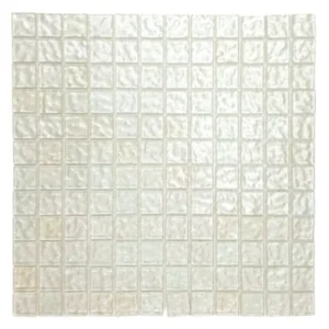 Metallic Texture Mosaic White Sheet Size 30cm x 30cm