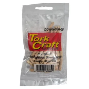 Tork-Craft-Brich-Wood-Dowel-Pins-6x30mm-Each-50-Piece_AtHabitatPotch.