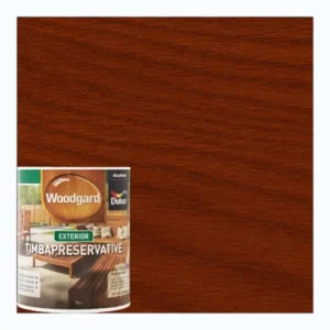 Dulux-Woodgard-Timbapreservative-Exterior_DarkOakColorSwatchAnd1LTin_AtHabitatPotch
