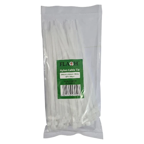 Flash-White-Nylon-Cable-Ties-200mm-x-4.6mm-100-Piece_AtHabitatPotch