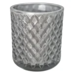 HABiTAT-Textured-Glass-Votile-Grey-Height10cm_AtHabitatPotch