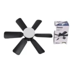 Bright-Star-Ceiling-Fan-FCF104-Black-Fits-into-ES-Socket_AtHabitatPotch