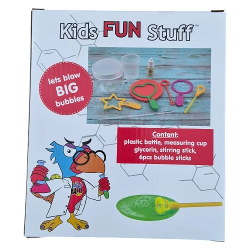 Crazy Crafts Science Range Kit Magic Bubble, 9 Piece_BackOfBox_AtHabitatPotch