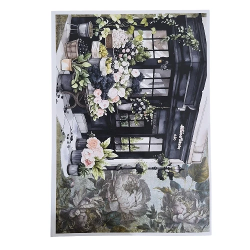 Creative Talents Deco Print Paper Flower Shop, A4_AtHabitatPotch