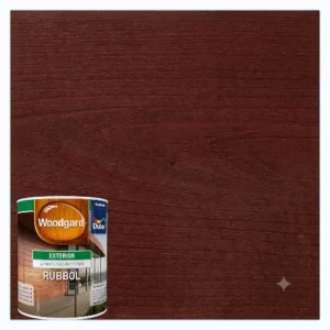 Dulux Woodgard Rubbol Wood Dressing Light Brown_ColorSwatchAnd1LTin_AtHabitatPotch