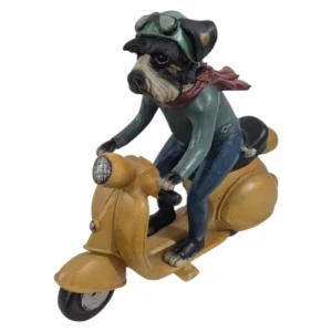 HABiTAT-Schnauzer-On-Scooter-Statue-Height-25cm_AtHabitatPotch