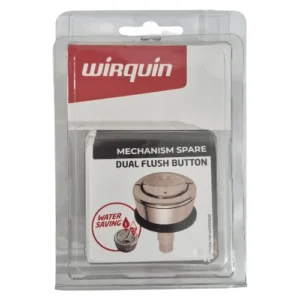Wirquin Dual Flush Button-Chrome, Width-5cm_AtHabitatPotch