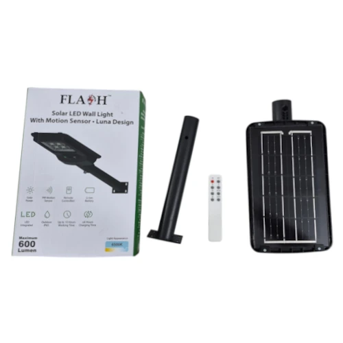Flash-Solar-LED-Wall-light-Remote-Controlled-6500k_AtHabitatPotch