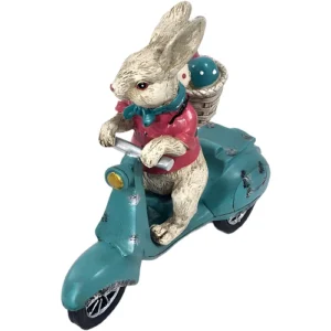 HABiTAT-Bunny-On-Scooter-Figurine-Resin-Height-15cm_AtHabitatPotc