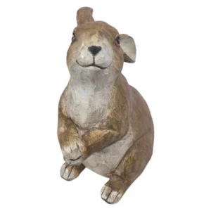HABiTAT-Rustic-Bunny-Figurine-Wooden-Height-21cm_AtHabitatPotch