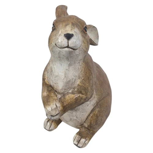 HABiTAT-Rustic-Bunny-Figurine-Wooden-Height-21cm_AtHabitatPotch