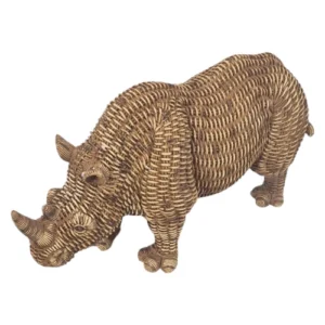 HABiTAT-Woven-Rhino-Sculpture-Rattan-Height-17cm_AtHabitatPotch