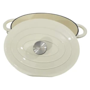 Continental-Homeware-Oval-Cast-Iron-Pot-Cream-Width-30cm_ATHabitatPotch
