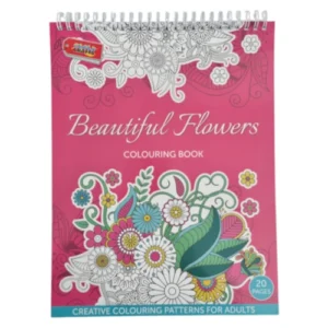 Crazy-Crafts-Beautiful-Flowers-Colouring-Book-20-Adult-Pages_AtHabitatPotch