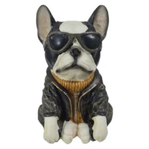 HABiTAT-Resin-Boston-Biker-Figurine-Height-20cm_AtHabitatPotch