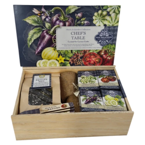 Sow Delicious Gardening Kit | Chefs Collection, 13 Piece