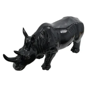 HABiTAT-Resin-Rhinoceros-Sculpture-Black-Width-46cm_AtHabitatPotch.